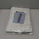 Plastic Vinyl Tablecloth Silver Patterned 4ft 48 x 24 inch Elastic Tablecloth Rectangular Fitted Picnic Folding Table Cover Outdoor tablecloths Rectangle Tables Home Indoor Thanksgiving