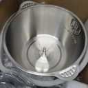 GANIZA Food Processors, Electric Food Chopper with Meat Grinder & Vegetable Chopper - 2 Bowls (8 Cup+8 Cup) with Powerful 450W Copper Motor - Includes 2 Sets of Bi-Level Blades (Grey)