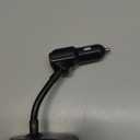 Nulaxy Bluetooth Car FM Transmitter Audio Adapter Receiver Wireless Handsfree Car Kit TF Card AUX 1.44 Display  KM18 Brown