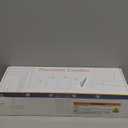 Homemory Gray Flickering Flameless Candles, Battery Operated Acrylic LED Pillar Candles with Remote Control and Timer, Halloween Decor, Set of 5