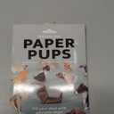 Treayes 3D Origami Paper Cats, 50 Sheets DIY Origami Paper, Stress Relief Art Project Craft Gift for Dog Lovers (Dog Design)