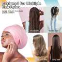 VegoVia Large Swim Cap for Braids and Dreadlocks, Waterproof Silicone Swimming Cap for Women Men Adult Long Hair to Keep Hair Dry