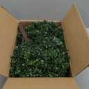 27.5" Artificial Boxwood Topiary Ball Tree with Ground Spike, Set of 2 Artificial Cedar Bushes, UV Resistant Faux Boxwoods Outdoor Plants Artificial for Porch Garden Front Porch Decor