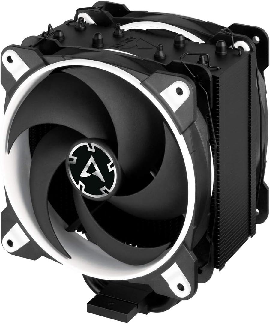 ARCTIC Freezer 34 Esports Duo - Tower CPU Cooler with BioniX P-Series case Fan in Push-Pull, 120 mm PWM Fan, for Intel and AMD, LGA1700 Compatible - White