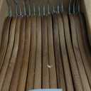 Wooden Hangers - 30 Pack - Clothes Hanger for Daily Used,Heavy Duty Wood Hangers with Precisely Cut Notches,Coat Hanger for Closet, Clothes Hangers for Shirt Suit Dress (Walnut)