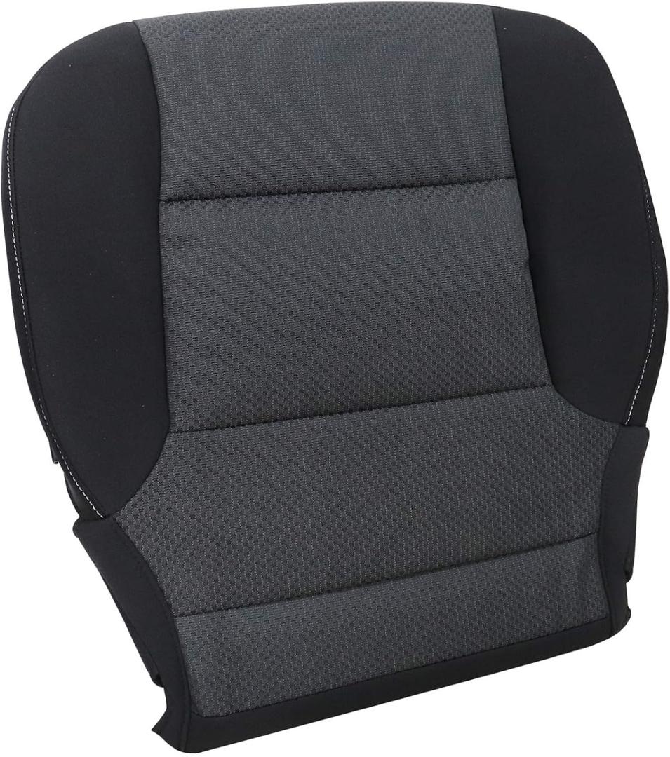 Priprilod Driver or Passenger Bottom Replacement Cloth Seat Cover Black?#H0U or 4AA? Fit for Chevy Silverado Tahoe Suburban/GMC Sierra Yukon 1500 2500HD 3500HD 2014 2015 2016 2017 2018 2019
