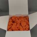 TitanFlex Heavy Duty Orange Industrial Nitrile Gloves with Raised Diamond Texture, Latex Free (6mil/8mil)