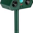 Ultrasonic Animal Repellent Outdoor Deer Repellent Devices Solar Animal Repeller Motion Activated Deterrent to Scare Cat Squirrel Rabbit Skunk Raccoon Lawns 28