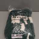 Vinsot 12 Set Christmas Stockings Christmas Cable Knitted Stockings Decoration for Fireplace Xmas Family Holiday Party(Dark Green, Ivory, 18 Inch)