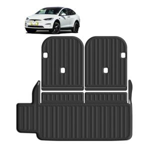 Elsetyler Custom Fit for Cargo Liner 2020-2026 Land Rover Defender 110 - Black TPE All Weather Heavy Duty Waterproof Rear Cargo Tray Trunk Floor Mat Protector