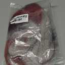 ANOGOL Hair Cap+Silver Half Red Long Wavy Cosplay Wig With Bangs for Women Anime Costume Cosplay Synthetic Wig for Halloween Costume Party