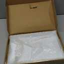 Spsyrine White Bathroom Vanity Tray with Handles for Dresser Tops, Countertop, Perfume Decorative Tray, 11.8 * 7.87 *1.37