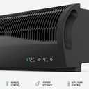 Vornado TRANSOM Window Fan with 4 Speeds, Remote Control, Reversible Exhaust Mode, Weather Resistant Case, Black, Whole Room