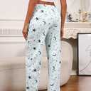 PNAEONG Pajama Pants Women 2 Pack Soft Cotton Lounge Pants Comfy Casual Pajama Bottoms with Elastic Waistband & Pockets (X-Large, Blue & Green)