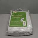 Ultra Soft Full Size Mattress Topper - Viscose Made from Bamboo Pillow Top Mattress Pad for Back Pain Relief - Naturally Cooling for Hot Sleepers, Green