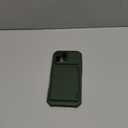 for iPhone 17 Wallet Case, Credit Card Holder (4-5 Cards), Slide Lens Cover, Military Drop Protection, Rugged Heavy Duty Shockproof Women Men Protective Phone Case for iPhone 17 6.3", Green