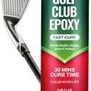 Golf Club Epoxy  Epoxy Glue for Golf Club Repair for All Golf Shafts, Heads, Drivers, Putters, and Irons, Works on Graphite & Steel Shafts (0.85oz)