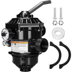262506 1-1/2-Inch 6-Way Clamp Style Multiport Valve Replacement - Compatible with Tagelus, Sand Dollar, MeteorPool and Spa Sand Filters (Fits Models 262504, 261130)