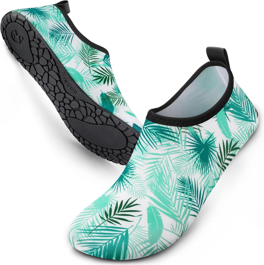SIMARI Water Shoes for Women Men Swim Aqua Socks Beach Pool Essentials Barefoot Surf River Boat Kayak Sea Yoga Sand Exercise Sport Accessories Breathable Quick-Dry Adult Youth Kid Size SWS001