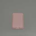 Stronger Magnetic Wallet for iPhone 17/16/15/14/13/12 Series & for MagSafe-compatible Cases, Slim Leather Magnetic Card Holder with RFID Blocking, N52 Magnet Phone Wallet, Fit 3 Cards, Pink