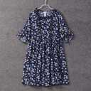 GRACEART Colonial Girls Dress Pioneer Costume Prairie Pilgrim Dress Kids, Size 8