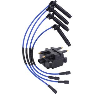 ApplianPar Ignition Coil Pack and Spark Plug Wiring Harness Set for Legacy 1998-2005,Baja 2003-2006,Forester 1999-2004,Impreza 1999-2004,Outback 2000-2005