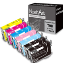 NoahArk 7 Packs T098 T099 Remanufactured Ink Cartridge Replacement for Epson 98 99 for Artisan 700 710 725 730 800 810 835 837 Printer (2 Black,1 Cyan,1 Magenta,1 Yellow,1 Light Cyan,1 Light Magenta)