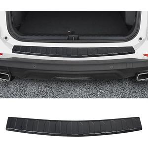 Exterior Rear Bumper Protector Compatible with Chevy Equinox 2024 2023 2022 2021 2020 2019 2018 Accessories ABS Material Rear Bumper Guard Trunk Sill Protector (Black)
