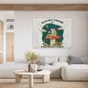 AQYIP Everything Is Figureoutable Tapestry, Motivational Inspirational Frog Tapestry Decorative, Positive Affirmation Quote Wall Tapestries Blanket Decor for Home Office, 50x60 Inch