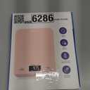 Etekcity Food Kitchen Scale, Digital Grams and Ounces for Weight Loss, Baking, Cooking, Keto and Meal Prep, LCD Display, Medium, Pink