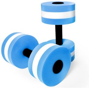 Timoo Aquatic Dumbells Set of 2 Water Dumbells Pool Resistance Water Weight Water Aerobics High-Density EVA-Foam Pool Fitness