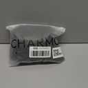 Charmo Women's Scalloped Ribbed One Piece Swimsuits Retro Square Neck Modest Bathing Suits (X-Large, Black)