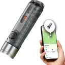 FlashFinder Key Finder, Find My Compatible, 2-in-1 Keychain Flashlight + Item Finder, USB-C Rechargeable Battery, Stealth Design, Dual-Color Alarm Light, Find My Keys, Find Keys, Keychain Light