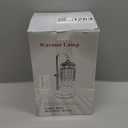 Candle Warmer Lamp with Timer Dimmer Adjustable Height Candle Warmer with Marble Base for Jar Candles, Crystal Candle Lamp with 3 Bulbs for New Home Decor, Women Mom Christmas Birthday Gifts, Silver