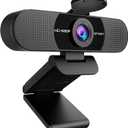 EMEET C960 1080P Streaming USB Camera with 2 Microphones, 90° FOV, Plug and Play, for Online Calls/Conferences, Zoom/Skype/Facetime/YouTube, for Laptop/PC