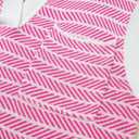 Dokotoo Women's Summer Short Cap Sleeve Sweaters Tops Casual Striped Color Block V Neck Polo Knit Shirts Blouses (Pink, XL)