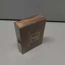 Whiskey Stone Gift Box set with 9 Premium Granite Stones (Won't Water Down Your Drink!), Wood Box, Velvet Carrying Bag and Tongs (Natural Red)