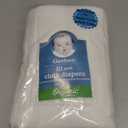 Gerber Unisex Baby Boys Girls Birdseye Prefold Cloth Diapers Multipack White Premiun 3-Ply 10 Pack