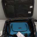 U.S. Traveler Rio Lightweight Softside Rolling Carry-on Suitcase, 4-Wheel Set, Teal