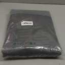 NICETOWN Grey Blackout Patio Sliding Door Curtains 84 inch Length, Grommet Room Divider Thermal Insulated Curtain Drapes for French Door/Living Room (Gray, W100 x L84, 1 Panel)