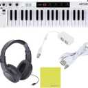 Arturia KeyStep 37 37-key Controller & Sequencer Bundle w/Samson Headphones & Liquid Audio Polishing Cloth