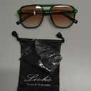 Retro Square Pilot Sunglasses Women Men 70s Vintage Trendy Plastic Frame Sun Glasses