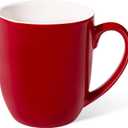Urbanstrive 16 oz Large Coffee Mug with Handle Tea Cup Novelty Coffee Cup for Men Women Office Work, Red