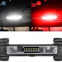 UTV Interior Light, RFROAD LIGHTING Universal Interior Dome Light Roll Bar Mount LED Lights Utility Roll Cage Lights for UTV Polaris RZR ATV Can-Am Kawasaki Truck Car Off Road Cab - White/Red