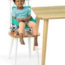 Pop 'N Sit Portable Booster, Indoor/Outdoor Use, Floor Seat with Feeding Tray, Teal, 6 Mos - 3 Yrs (1 Count (Pack of 1))