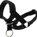 Dog Head Collar Halter Black (M 8.25inch10.25inch Snout)