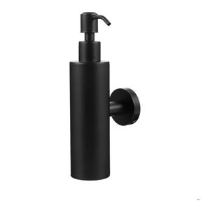 Stainless Steel Soap Dispenser Wall-Mounted Shampoo Bottle 200ml Foam Pump Silver Bath Accessory
