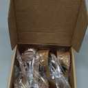 MornHalo 6 Pack Acacia Wood Coffee Scoops, Small Wooden Coffee Spoons for Jars and Containers Set of 6 Tablespoon Bean Scoop Cute Coffee Beans Measuring Scoop for Cooking Bath Salt