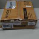 VASAGLE Side End Table With Charging Station, Slim Nightstand With 2 Drawers, Narrow Bedside Table For Living Room, Small Spaces, Rustic Brown And Ink Black ULET321B01