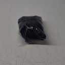 Smiry Velvet Seat Covers for Dining Room Chair Set of 4, Stretch Fit Removable Washable Chair Seat Cushion Protector Slipcovers with Ties, Black